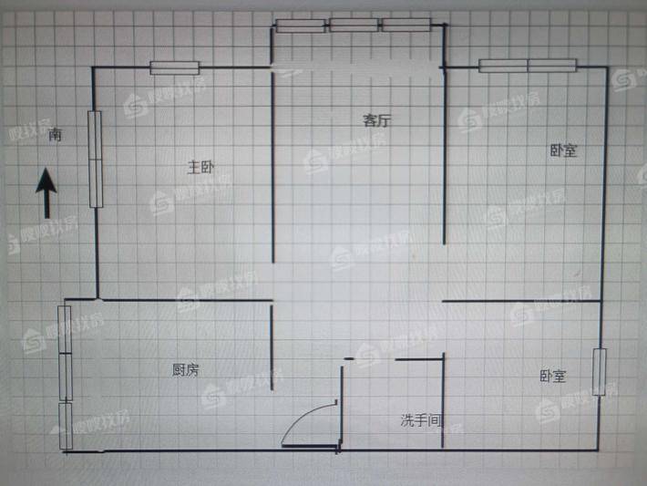 南园小区西组团3室2厅1卫97㎡