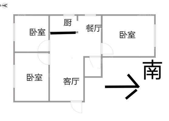 万华小区C区3室1厅1卫86㎡