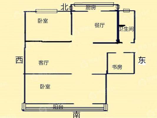 房产家属院（县房管局宿舍）2室2厅1卫80㎡