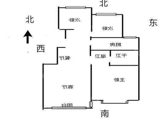 天成名著三期3室2厅1卫101㎡