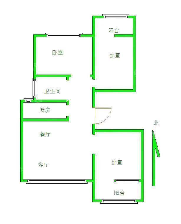 御景狮城11-22#3室2厅1卫106㎡