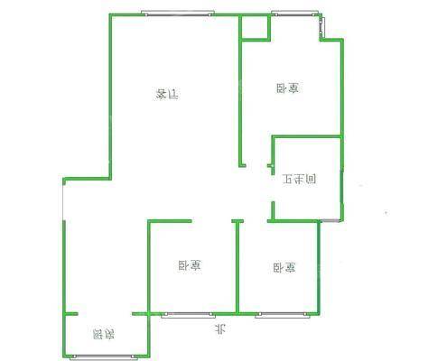 禧福荷堂B区3室2厅1卫114㎡