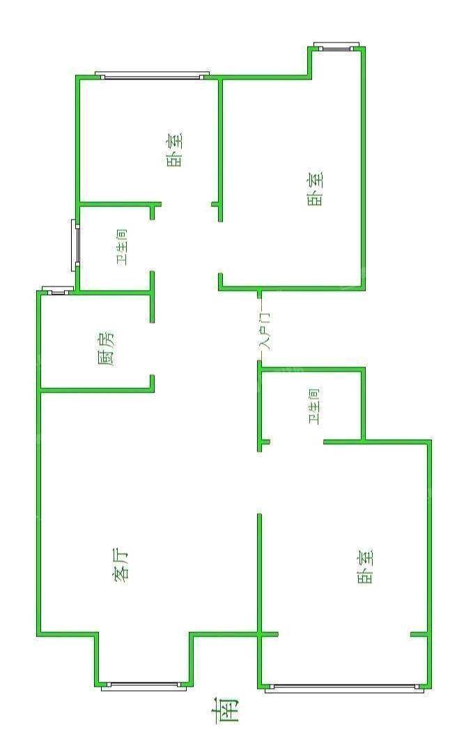 荣盛兰亭苑3室2厅2卫117㎡