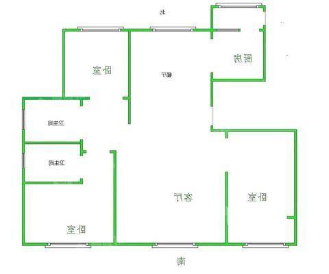 天成明月洲西区3室2厅2卫122㎡
