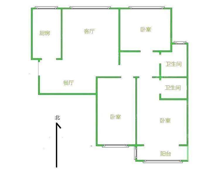 凤凰城（C区）3室2厅2卫135㎡