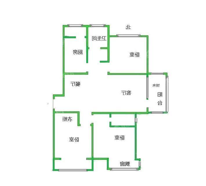 嘉禾一方三期3室2厅2卫135㎡