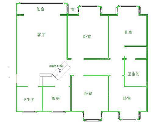 沧州孔雀城B区4室2厅2卫171㎡