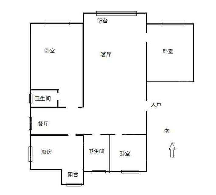 中泰自然城3室2厅2卫126㎡