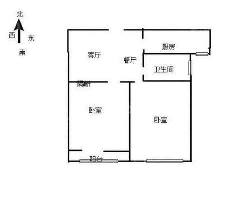 嘉禾一方一期2室1厅1卫70㎡