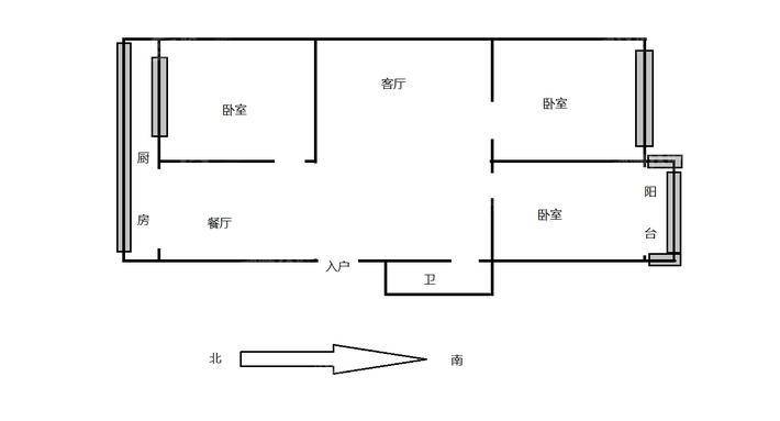 温家沟热河开发（组团3室2厅1卫100㎡