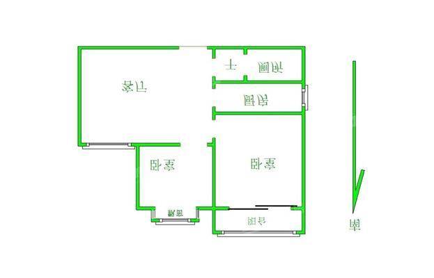 御宇国际二期（雅瑞苑）2室2厅1卫86㎡