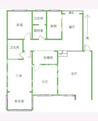 苹果城3室2厅2卫145㎡