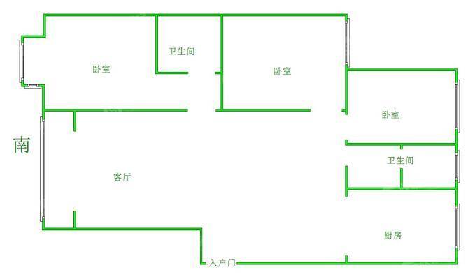 嘉禾一方二期3室2厅2卫130㎡