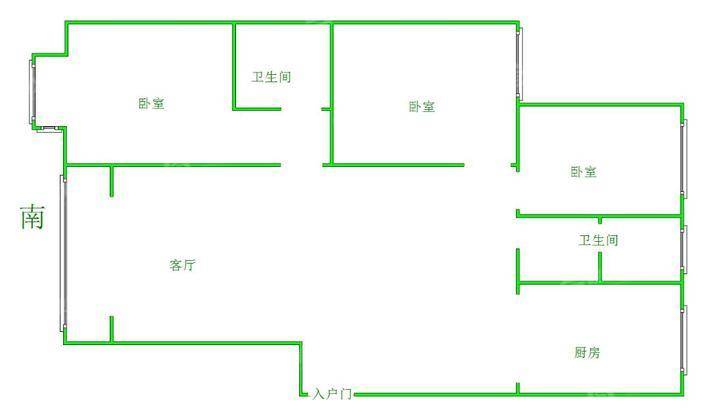 嘉禾一方二期3室2厅2卫130㎡