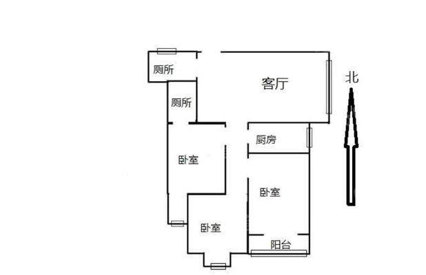 华林国际3室2厅2卫122㎡