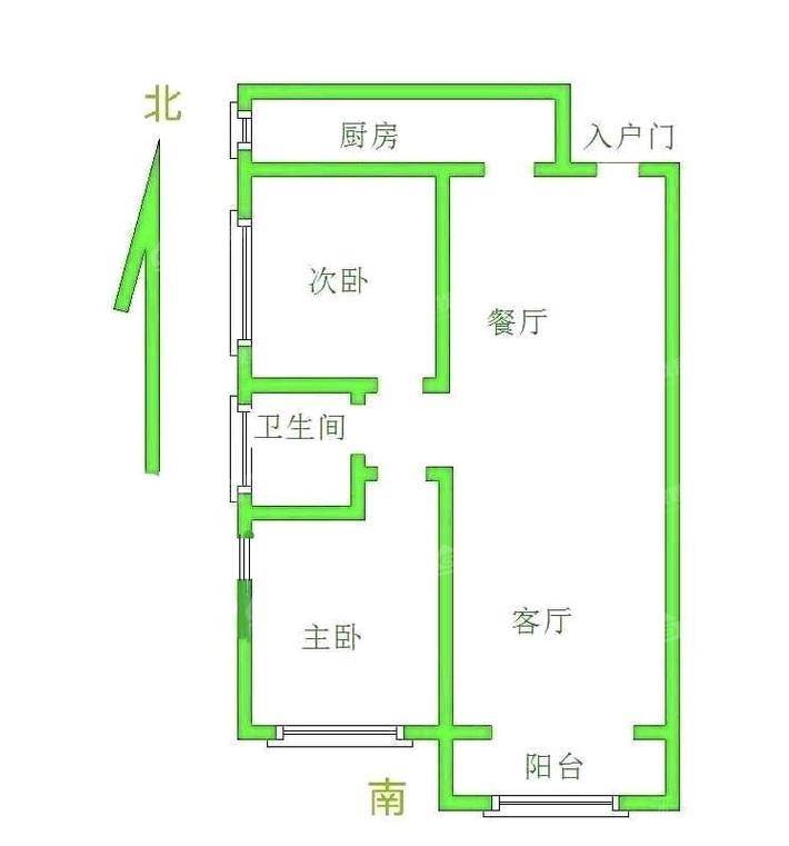 万泰丽景西区2室2厅1卫98㎡