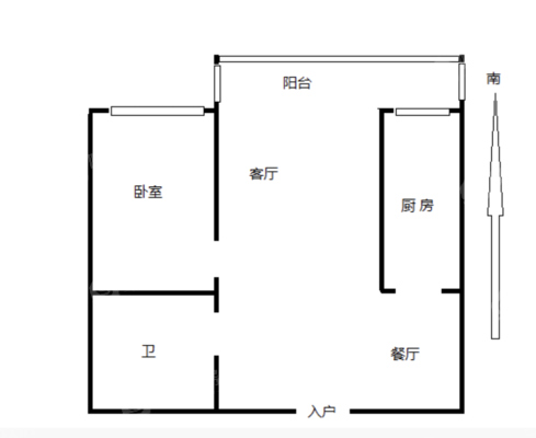 承市之光1室1厅1卫56㎡