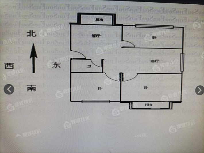 嘉福园小区3室2厅1卫99㎡