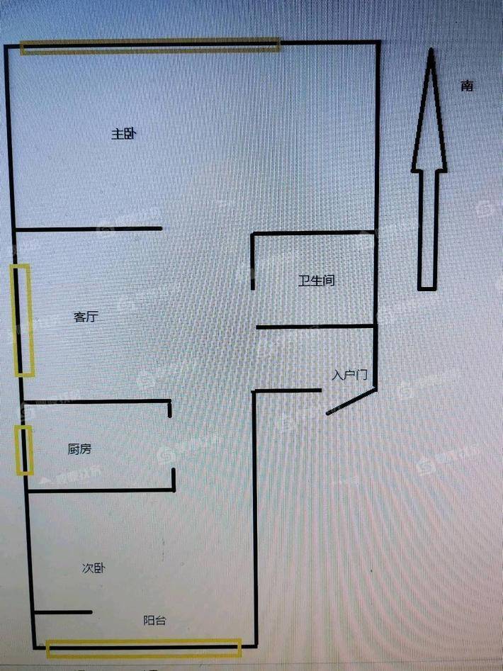 陆合家园3室1厅2卫71㎡