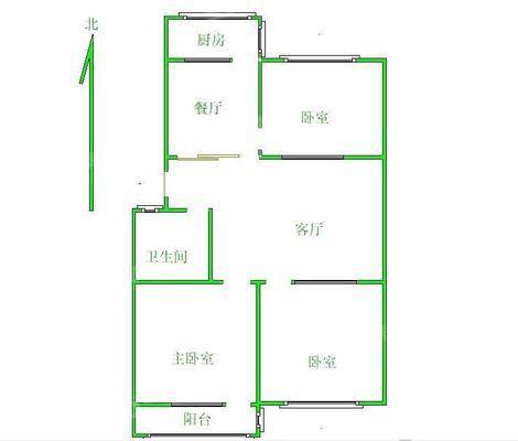 中油小区3室2厅1卫87㎡