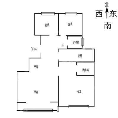 宏宇城（C区）3室2厅2卫123㎡