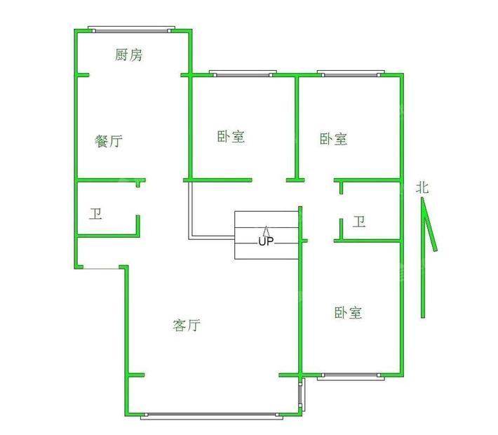 佳境绿之园3室2厅2卫156㎡