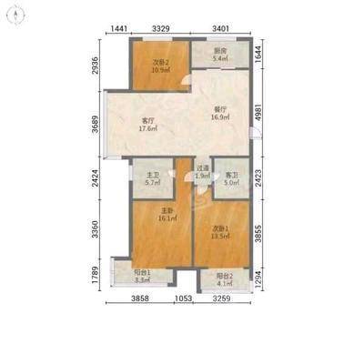 皇家壹里（C区）3室2厅2卫129㎡