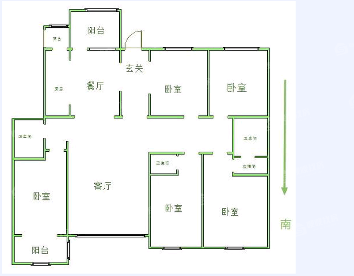 天成明月洲西区5室3厅3卫287㎡