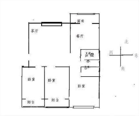 佳和小区3室2厅1卫132㎡