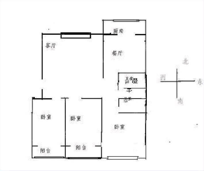 佳和小区3室2厅1卫132㎡