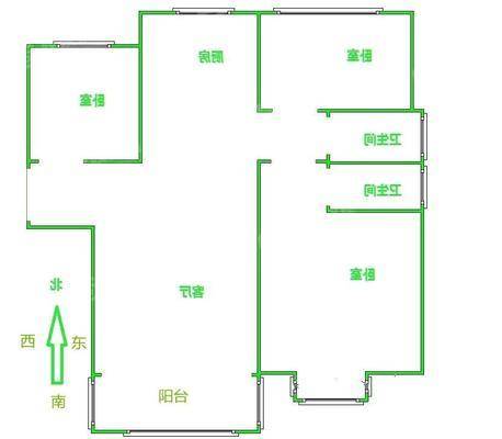 凤凰城（B区）3室2厅2卫119㎡