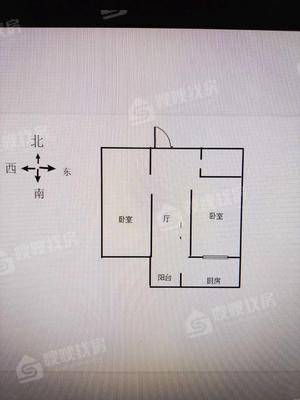 铁路新村2室1厅1卫59㎡