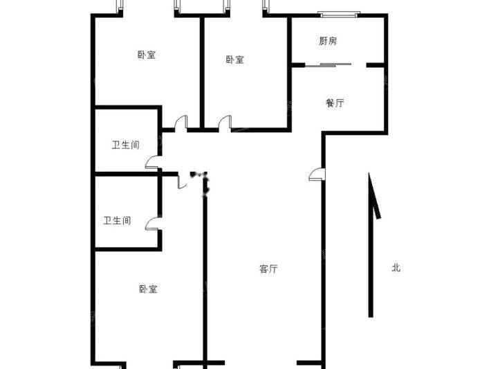 华宸怡园3室2厅2卫139㎡