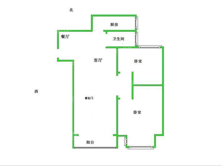 嘉禾一方一期2室2厅1卫97㎡