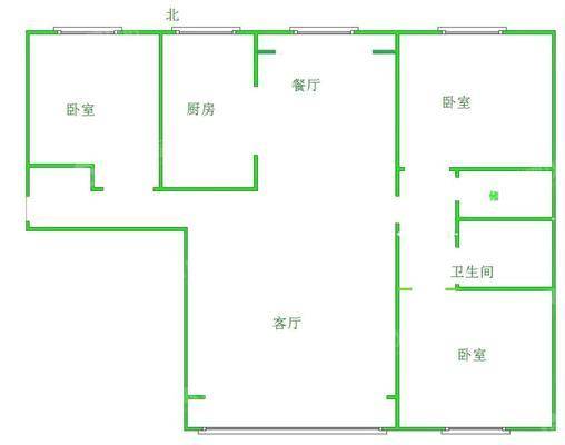 天成明月洲西区3室2厅2卫119㎡