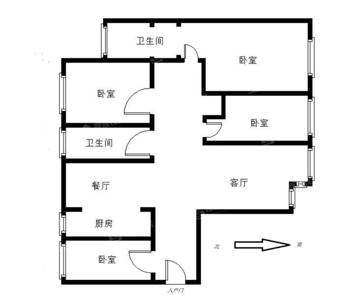 承德世纪城三期4室2厅2卫164㎡