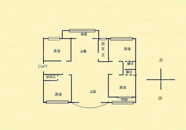 建设小区4室2厅2卫167㎡