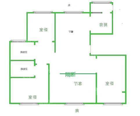 天成明月洲西区3室2厅2卫121㎡