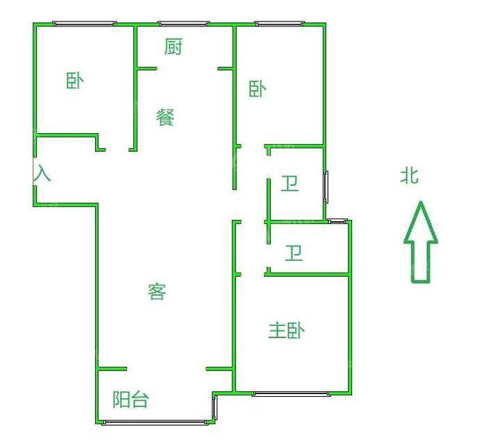 阳光城—翡丽公园3室2厅2卫111㎡