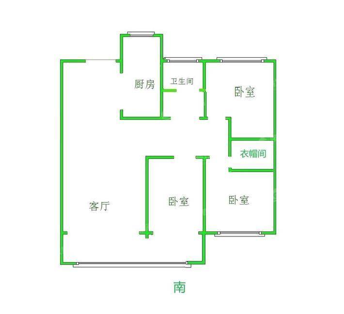 颐和君悦府3室2厅2卫107㎡