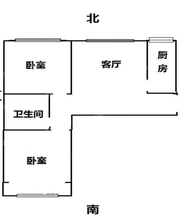 众和凤凰城2室2厅1卫94㎡