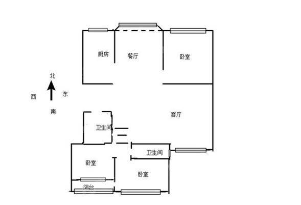 荣盛丽水花庭3室2厅2卫140㎡