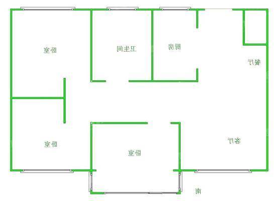 荣盛锦绣学府3室1厅1卫111㎡
