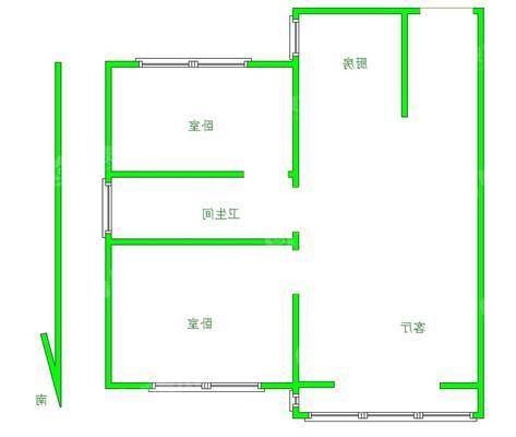 碧桂园江山樾2室2厅1卫90㎡