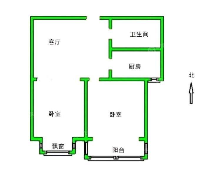 东方世纪城2室1厅1卫79㎡
