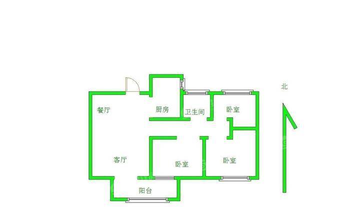 颐和新园3室2厅1卫103㎡