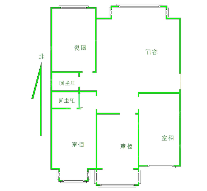 天成首府5室2厅3卫215㎡