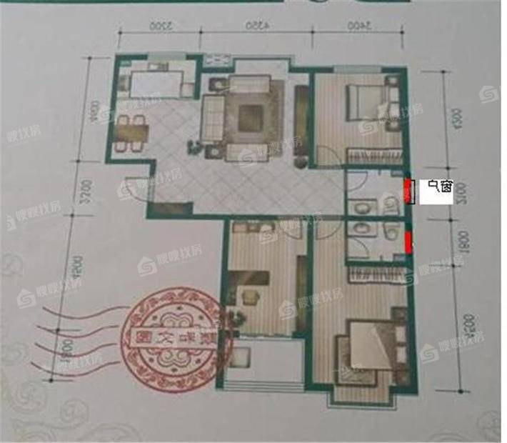 颐和文园西院3室2厅2卫137㎡