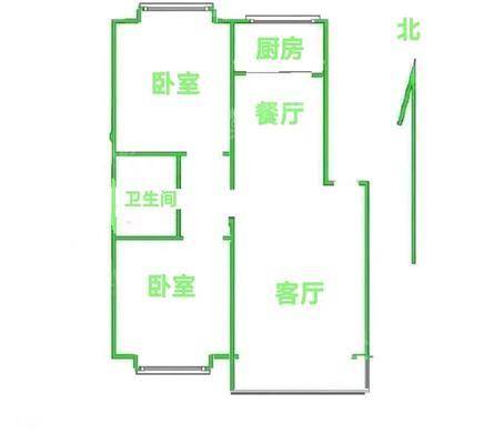 万泰阳光花园2室2厅1卫88㎡