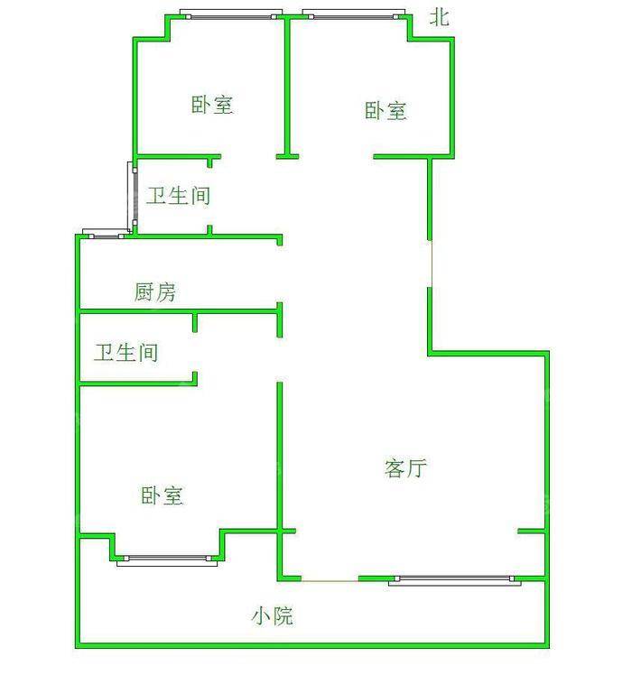 荣盛兰亭苑3室2厅2卫110㎡